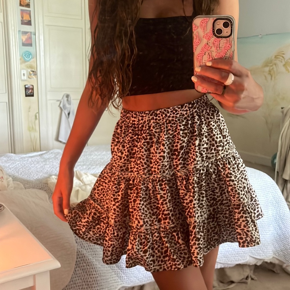 Leopard SHEIN skirt